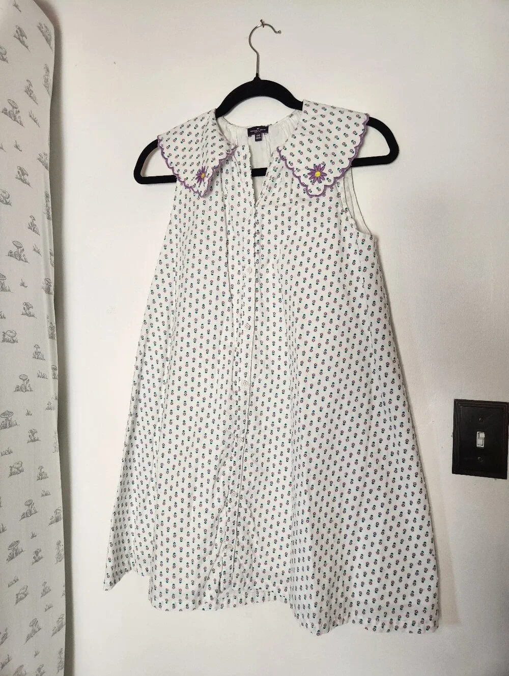 Sergeant Major Depuis Floral Button Down Dress Children's Size 10-11